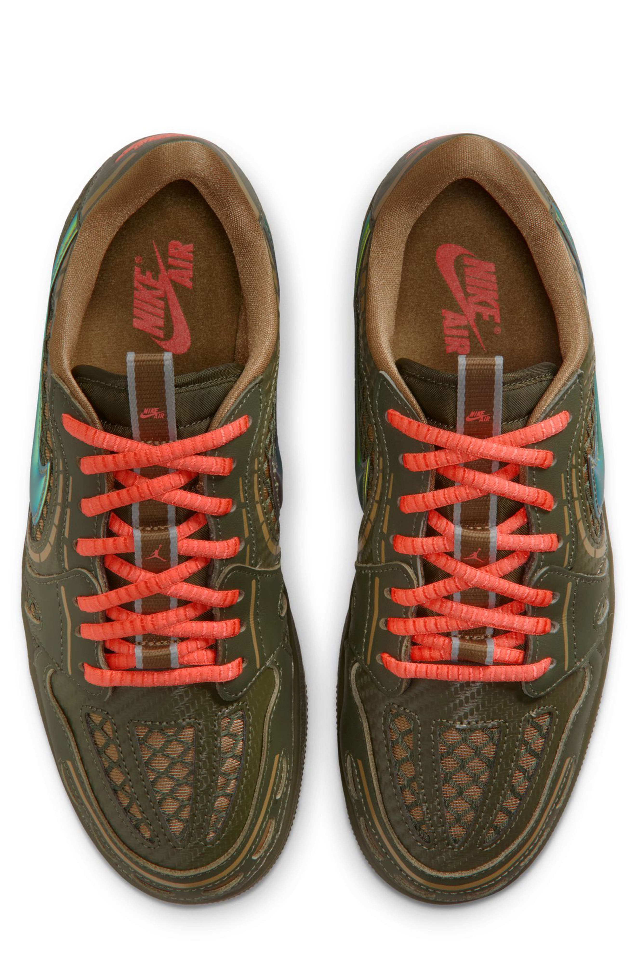 Jordan Air Jordan 1 Low Method of Make Sneaker, Alternate, color, Brown Kelp/ Cargo Khaki/ Mango