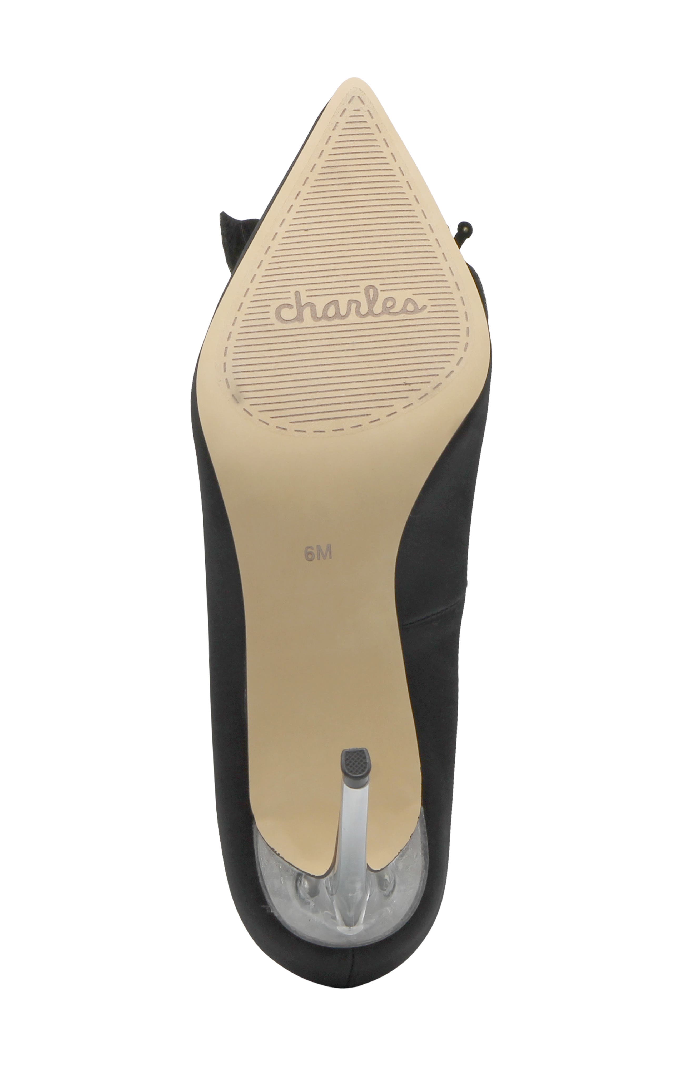 Charles by Charles David Rahm Pointed Toe Pump, Alternate, color, Black