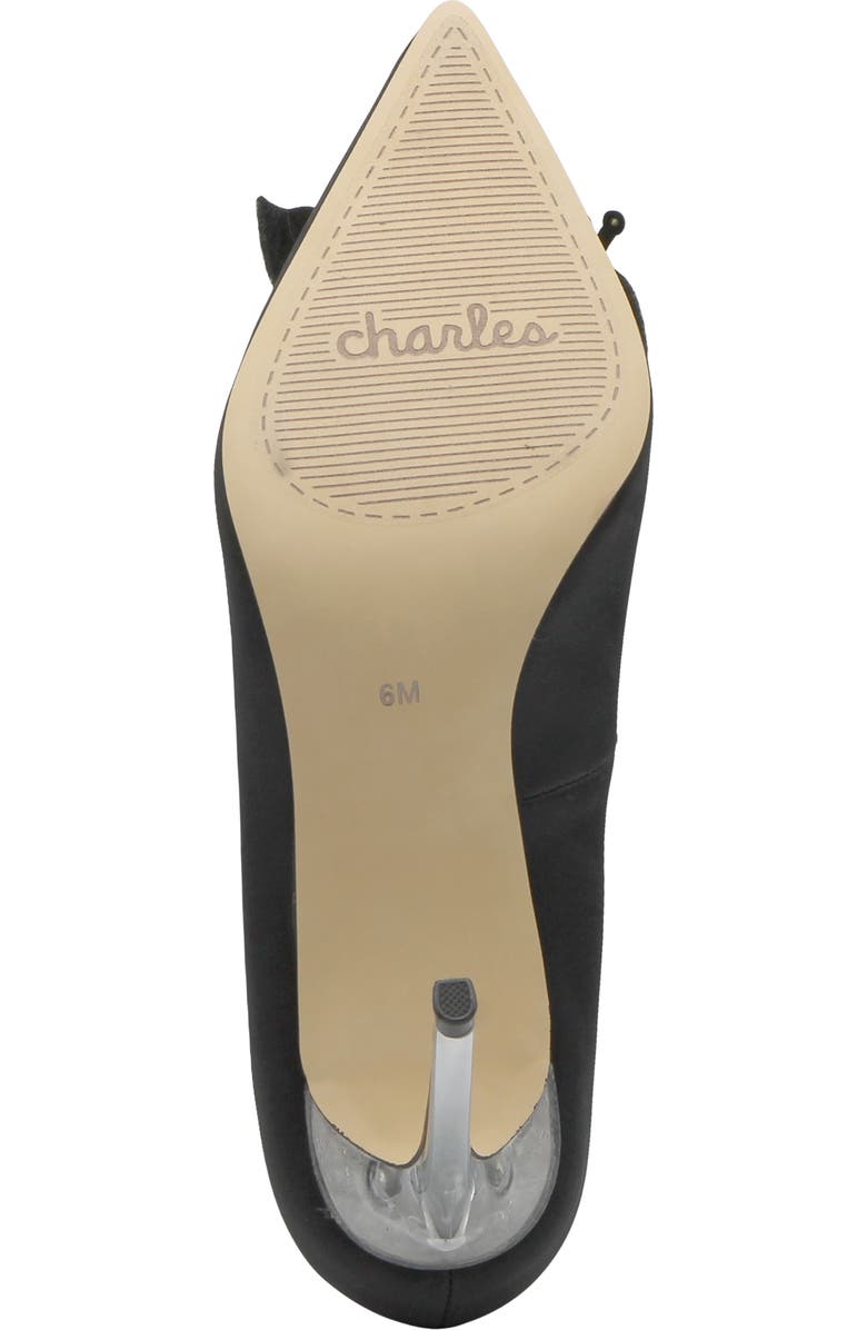 Charles by Charles David Rahm Pointed Toe Pump, Alternate, color, Black