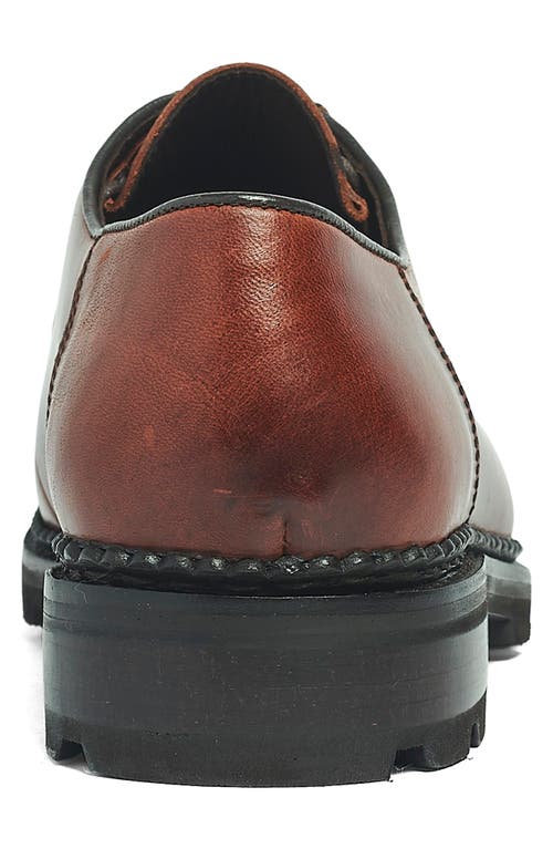 Anthony Veer Wright Moc Lace-up Boot In Maroon