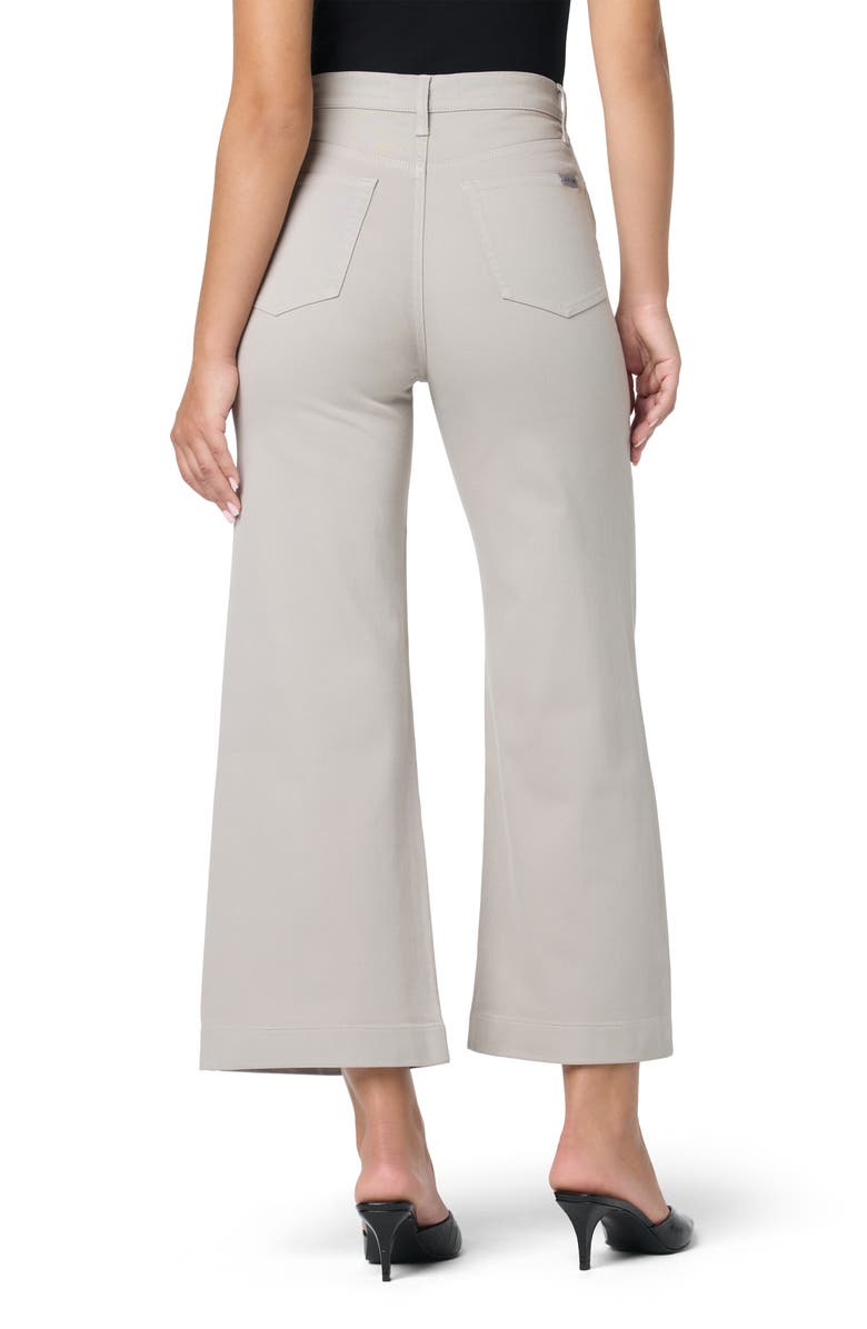 Joe's High Waist Ankle Wide Leg Trouser Jeans, Alternate, color, Stone