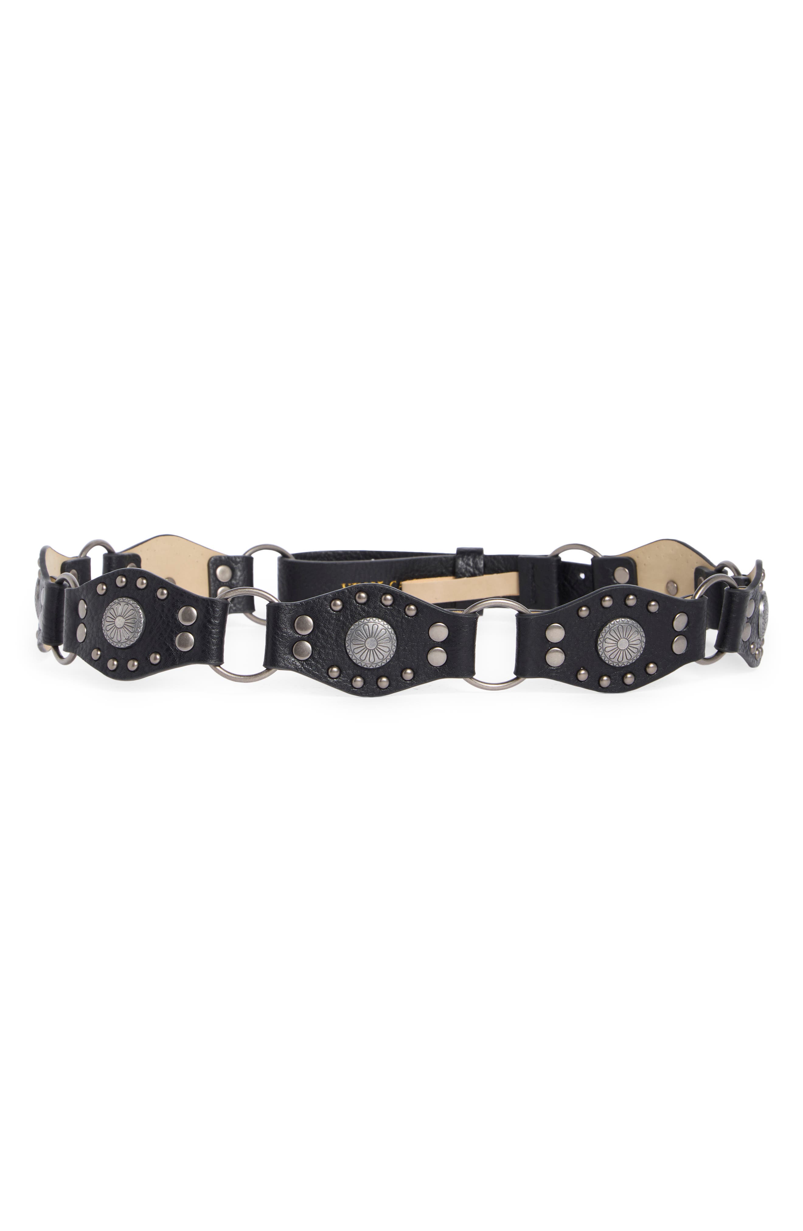 Vince Camuto Hip Slung Concho Belt