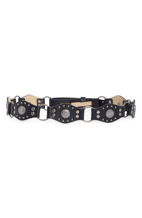 Hip Slung Concho Belt
