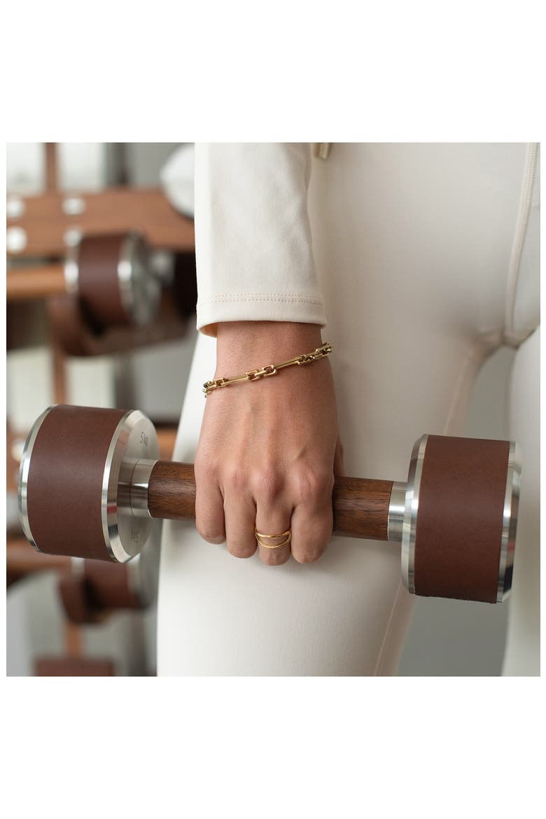 The Lovers Chain Bracelet, Alternate, color, GOLD