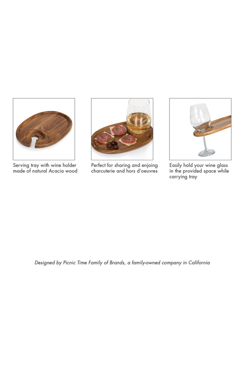 x Disney® Winnie the Pooh Wooden Appetizer Tray Set, Alternate, color, BROWN