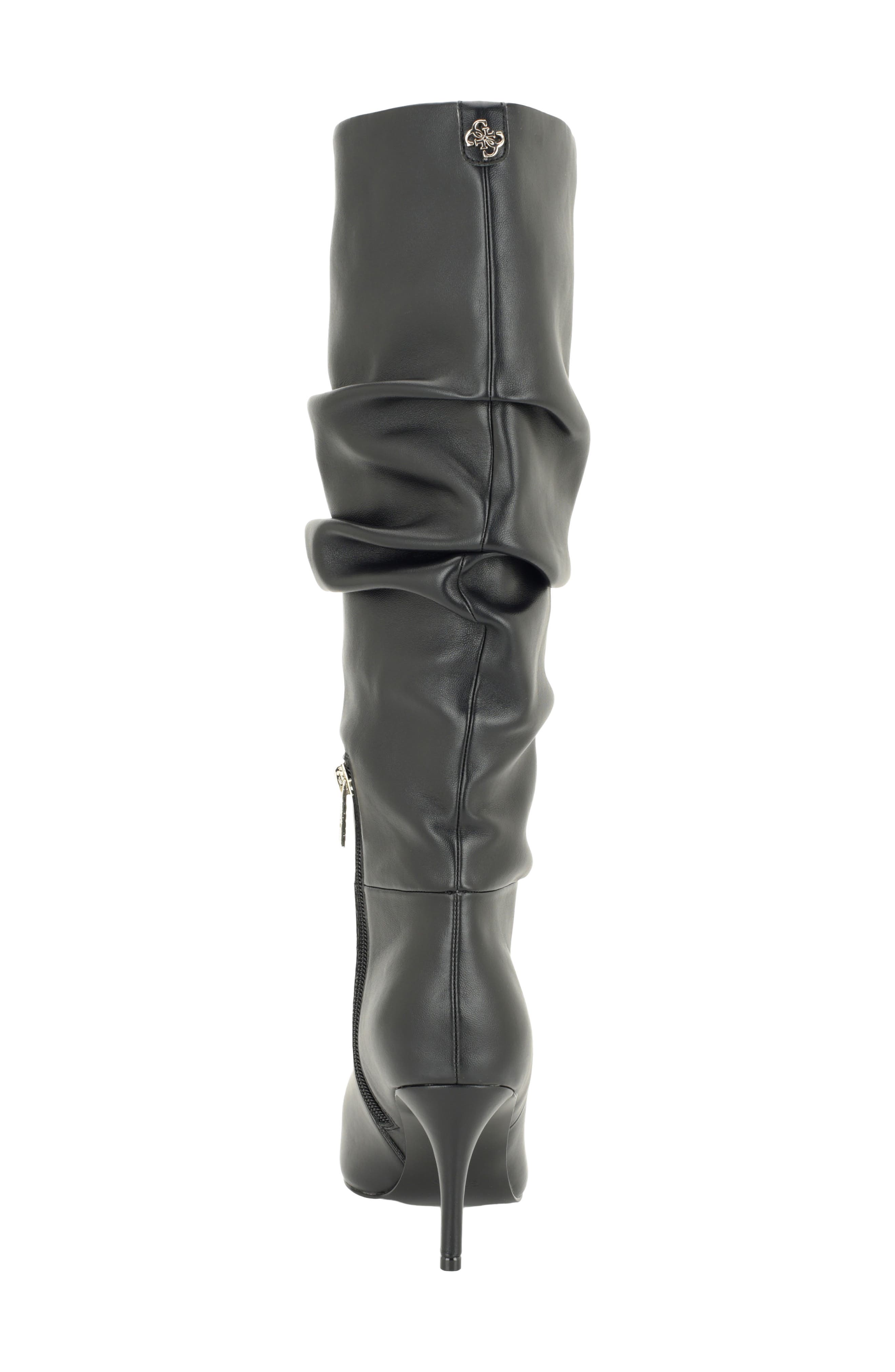 Canteen Over the Knee Boot, Alternate, color, BLACK