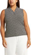 Anne Klein Pearly Polka Dot Top