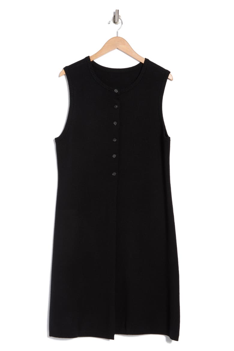 Rosaline Sweater Vest, Alternate, color, BLACK