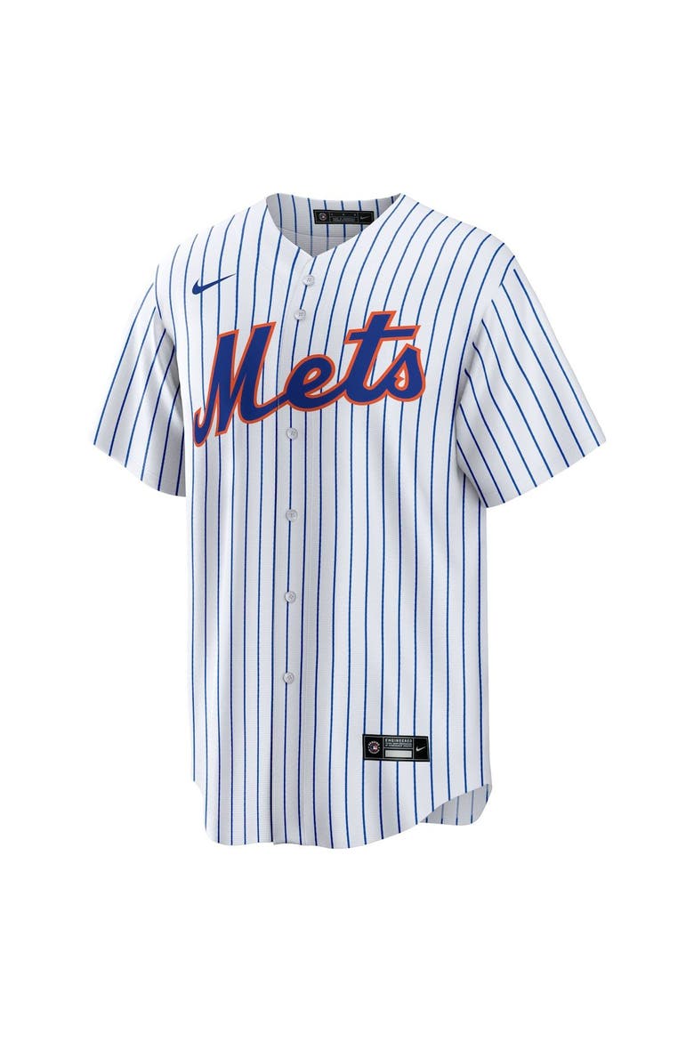 Men's Nike Francisco Lindor White New York Mets Home Replica Player Jersey, Alternate, color, WHITE