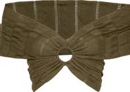 ViX Paula Hermanny Solaro Ring Off the Shoulder Cover-Up Top