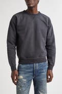 Double RL Cotton & Wool French Terry Crewneck Sweatshirt