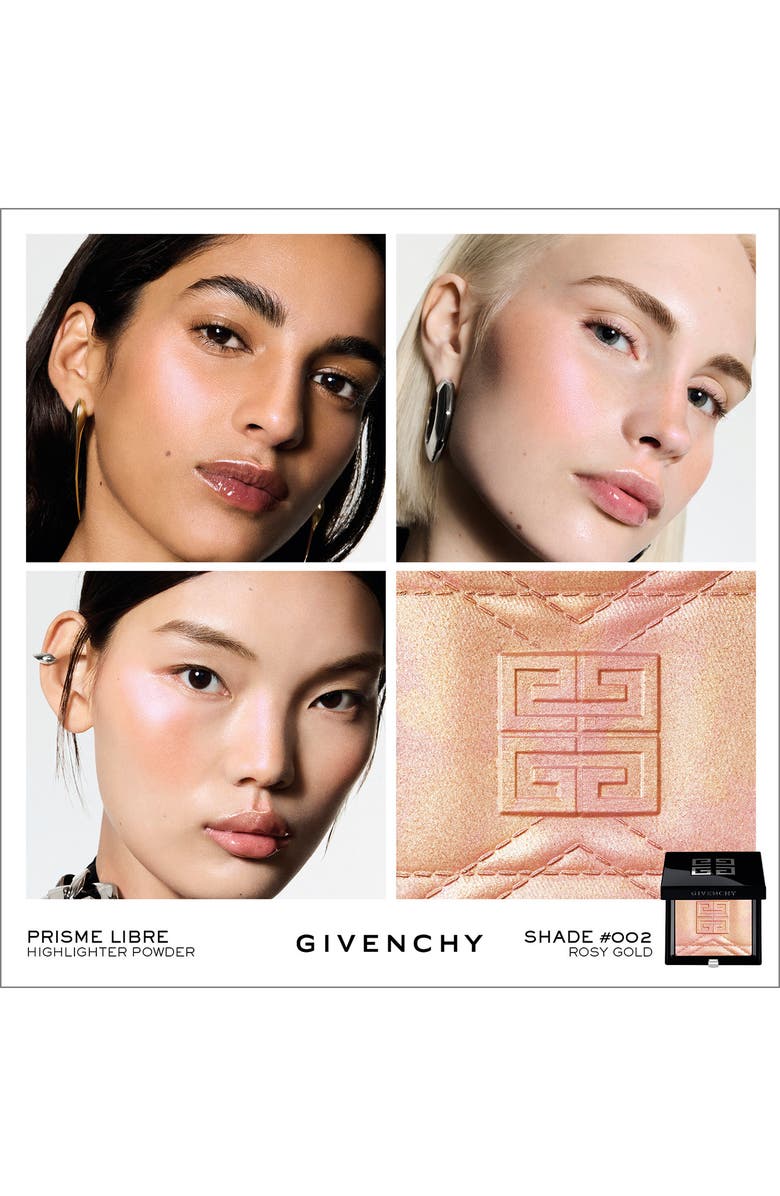 Givenchy Prisme Libre Strobing & Illuminating Highlighter Powder, Alternate, color, 002 Rosy Gold