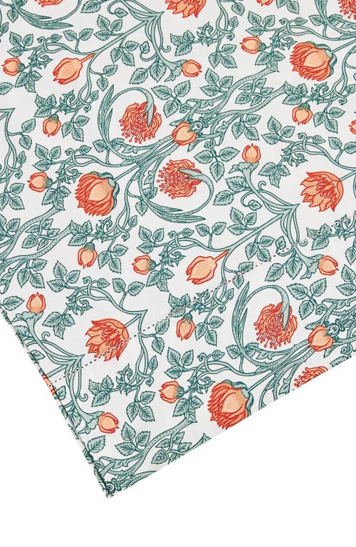 MELANGE HOME MELANGE HOME FLORAL 400 THREAD COUNT COTTON SHEET SET 