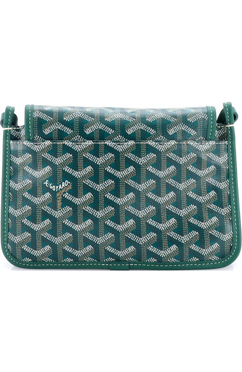 Pre-Owned Goyard Plumet Clutch Wallet Coated Canvas, Alternate, color, Green