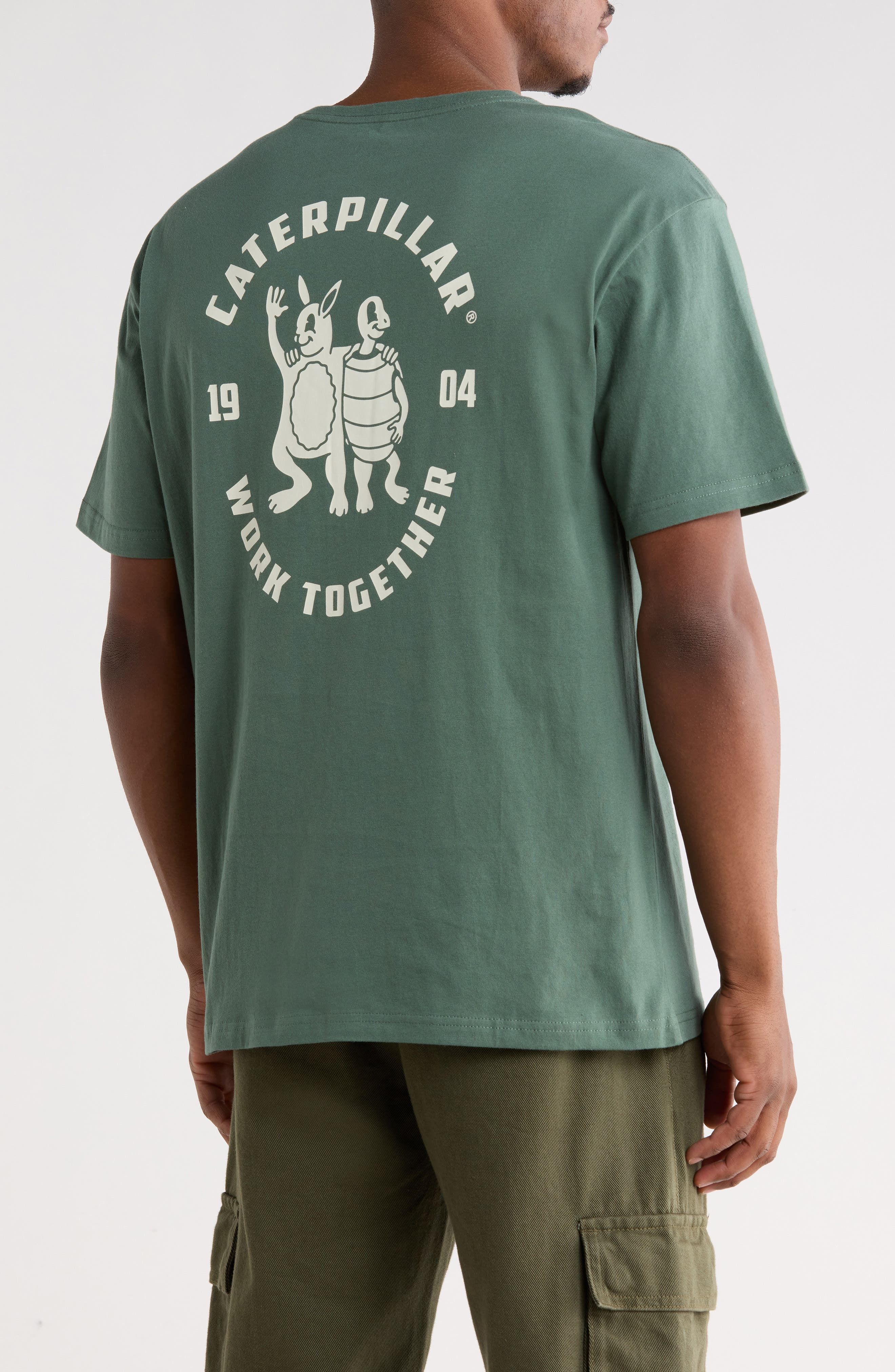 Relaxed Work Together Cotton Graphic T-Shirt - image 4