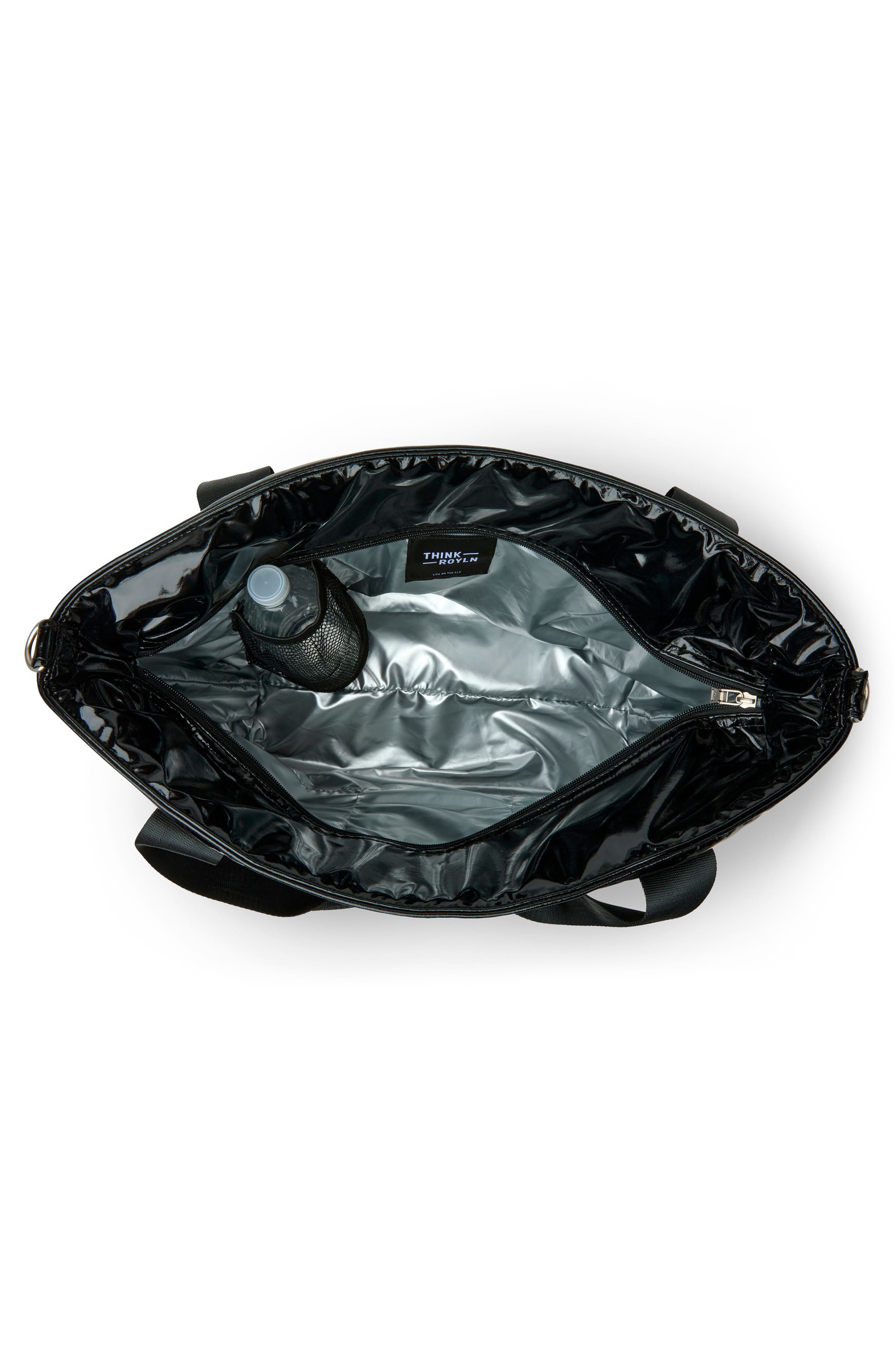 Jetset Wingman Tote, Alternate, color, BLACK PATENT