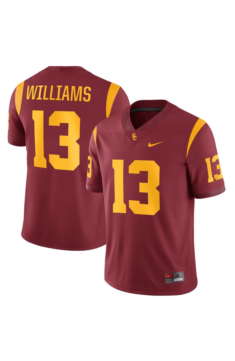 Nike Men's Nike Caleb Williams Cardinal USC Trojans Replica Game Jersey, Main, color, Cardinal