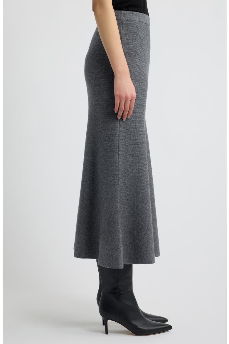 Odita Midi Skirt, Alternate, color, HEATHER CHARCOAL