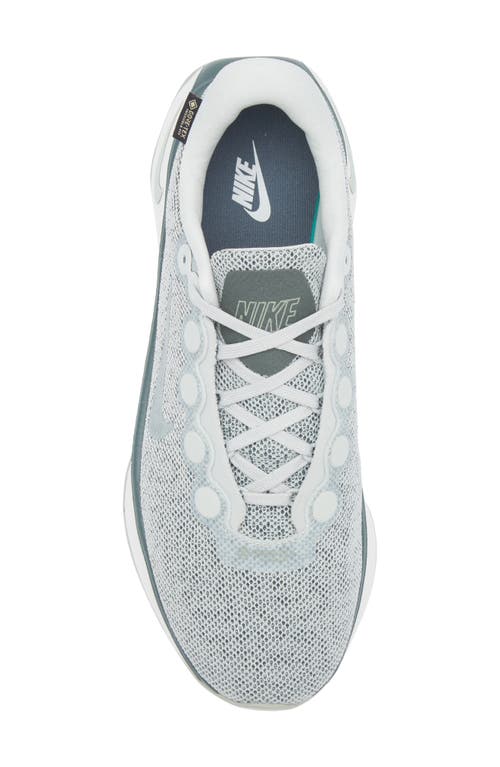 Nike Women's Motiva Gore-tex Waterproof Walking Shoes In Light Silver/jade Horizon