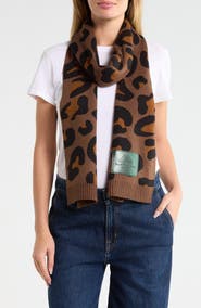 Kurt Geiger London Leopard Scarf