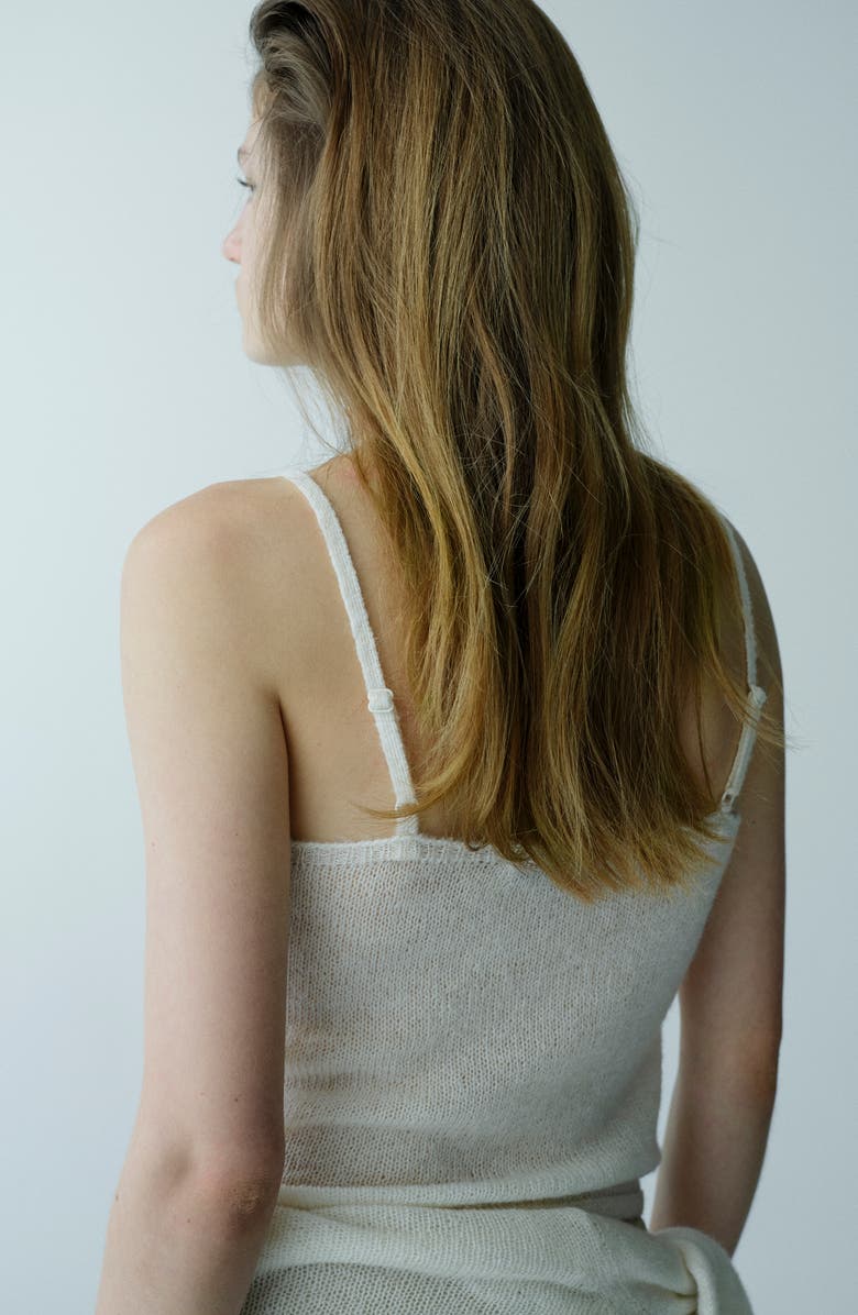 MANGO Lace Trim Camisole, Alternate, color,