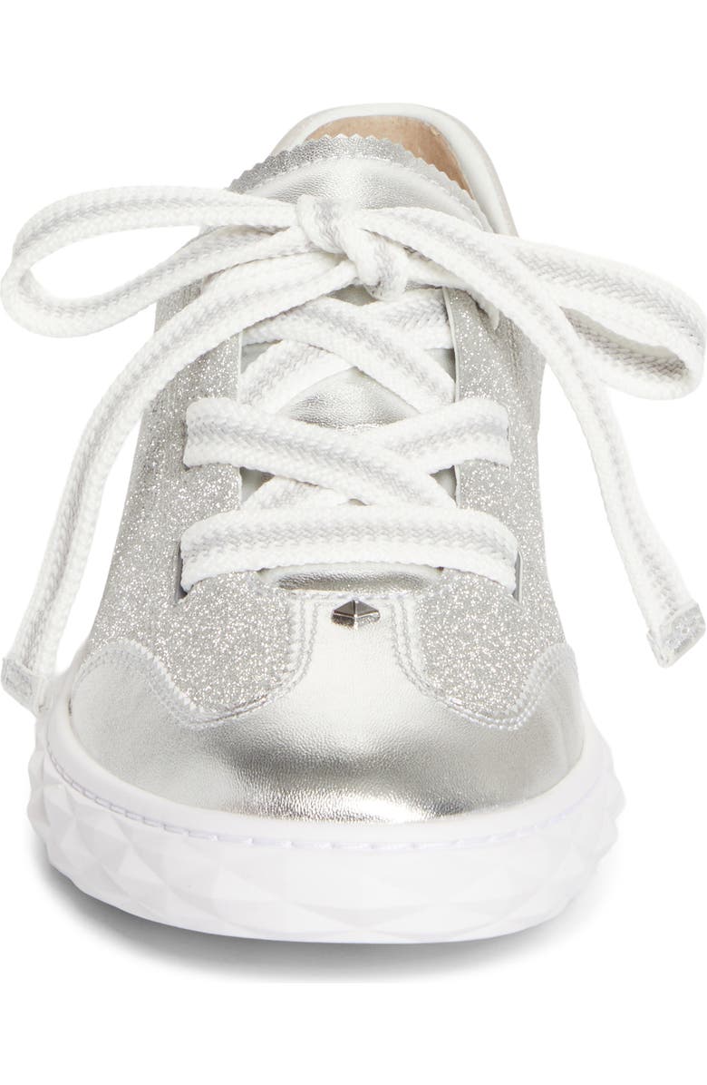 Jimmy Choo Diamond Light Flex T-Toe Sneaker, Alternate, color, V Silver