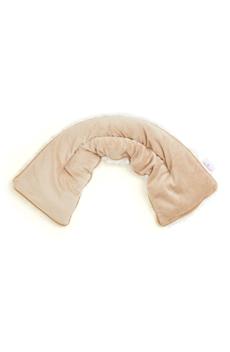 Warmies Marshmallow Plush Neck Wrap, Alternate, color, Light Brown