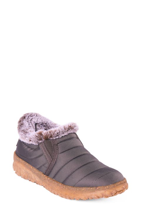 Timpson Faux Fur Lined Slipper Bootie