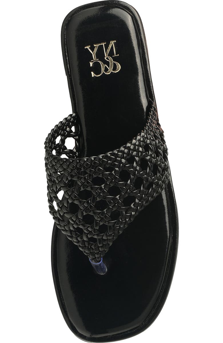 NEW YORK AND COMPANY Phillipa Woven Slide Sandal, Alternate, color, Black