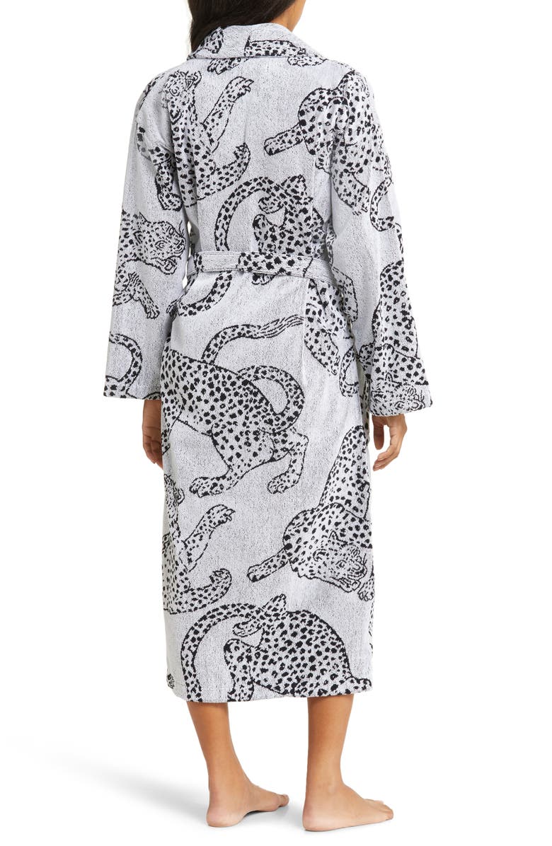 Desmond & Dempsey Print Terry Cloth Robe, Alternate, color, 