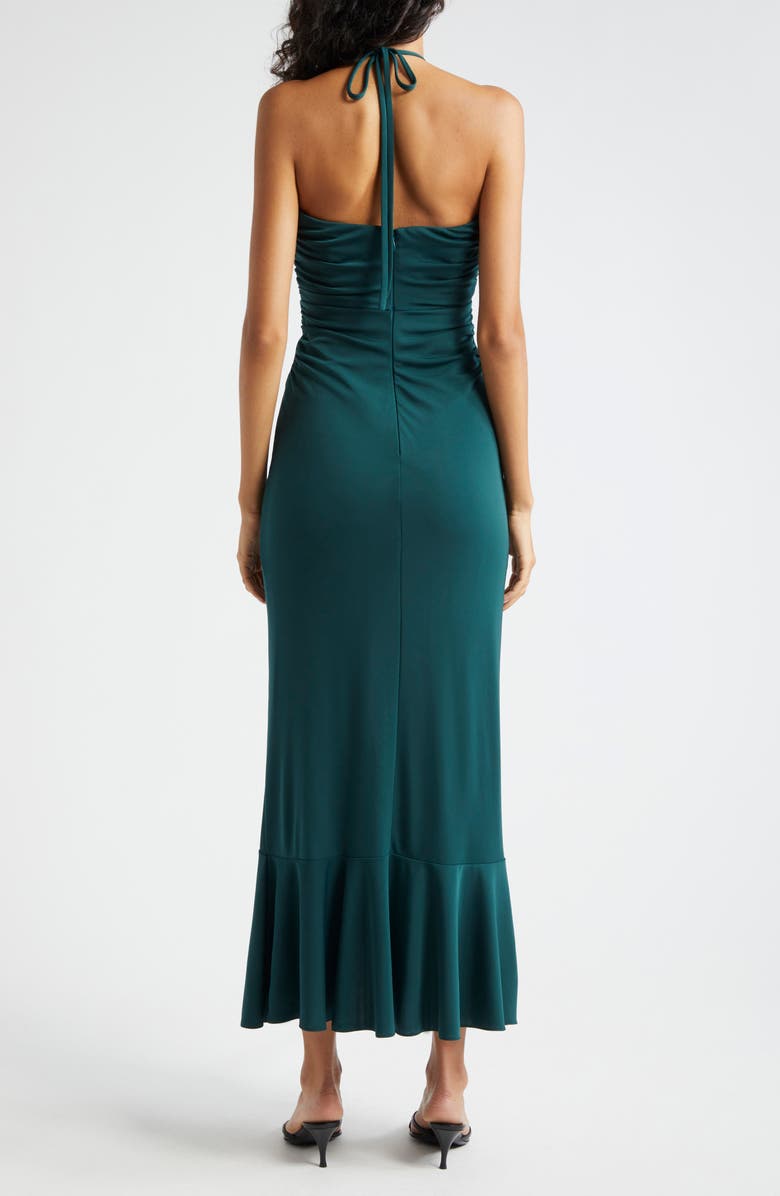 Cinq à Sept Ellis Center Ruffle Halter Dress, Alternate, color,