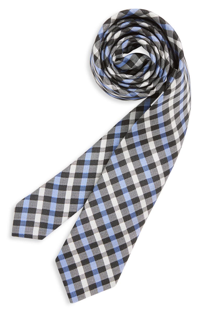 Nordstrom Kids' Palo Alto Check Silk Blend Neck Tie, Main, color, 