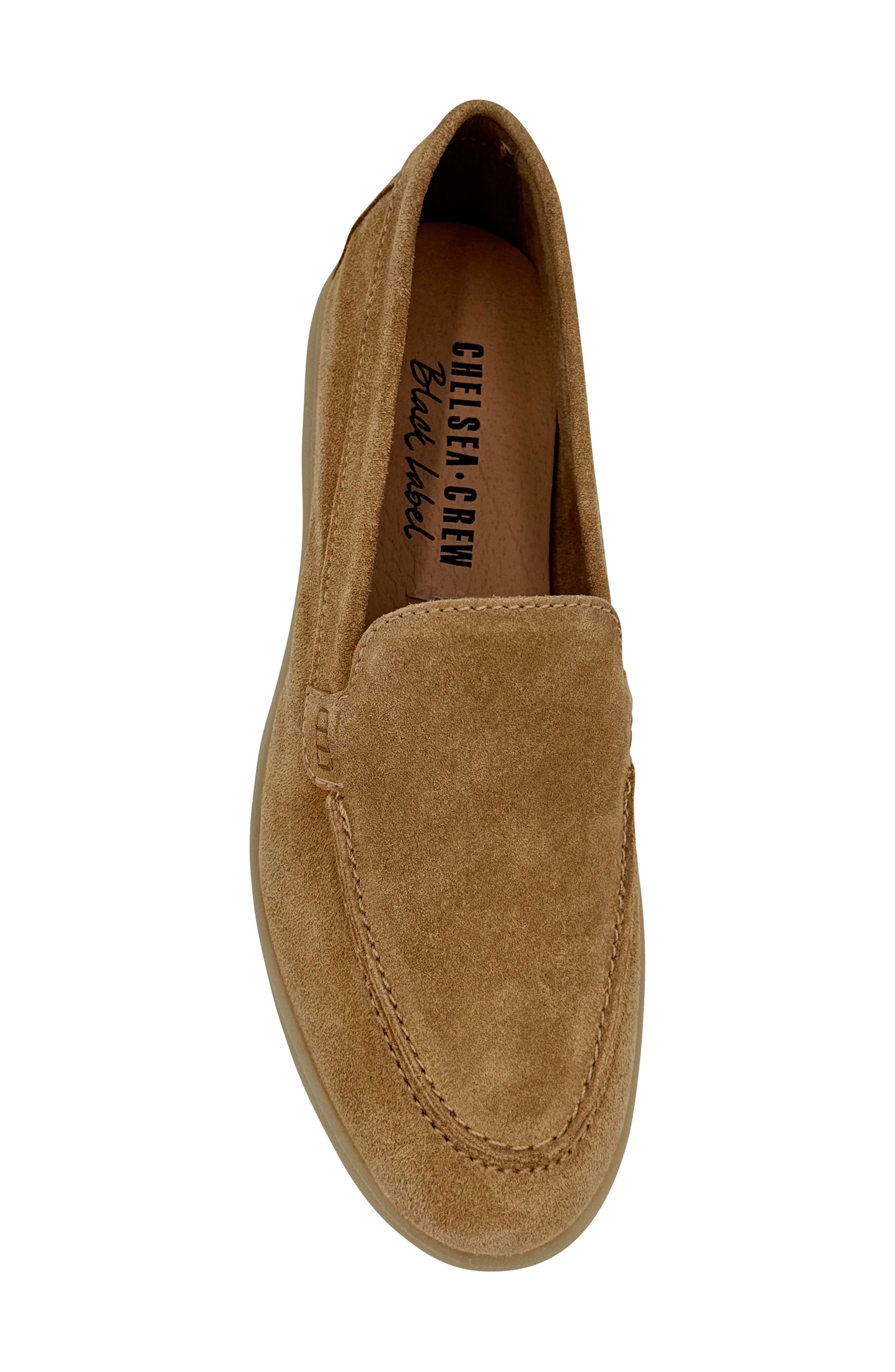 CHELSEA CREW Lama Suede Loafer, Alternate, color, Tan Suede