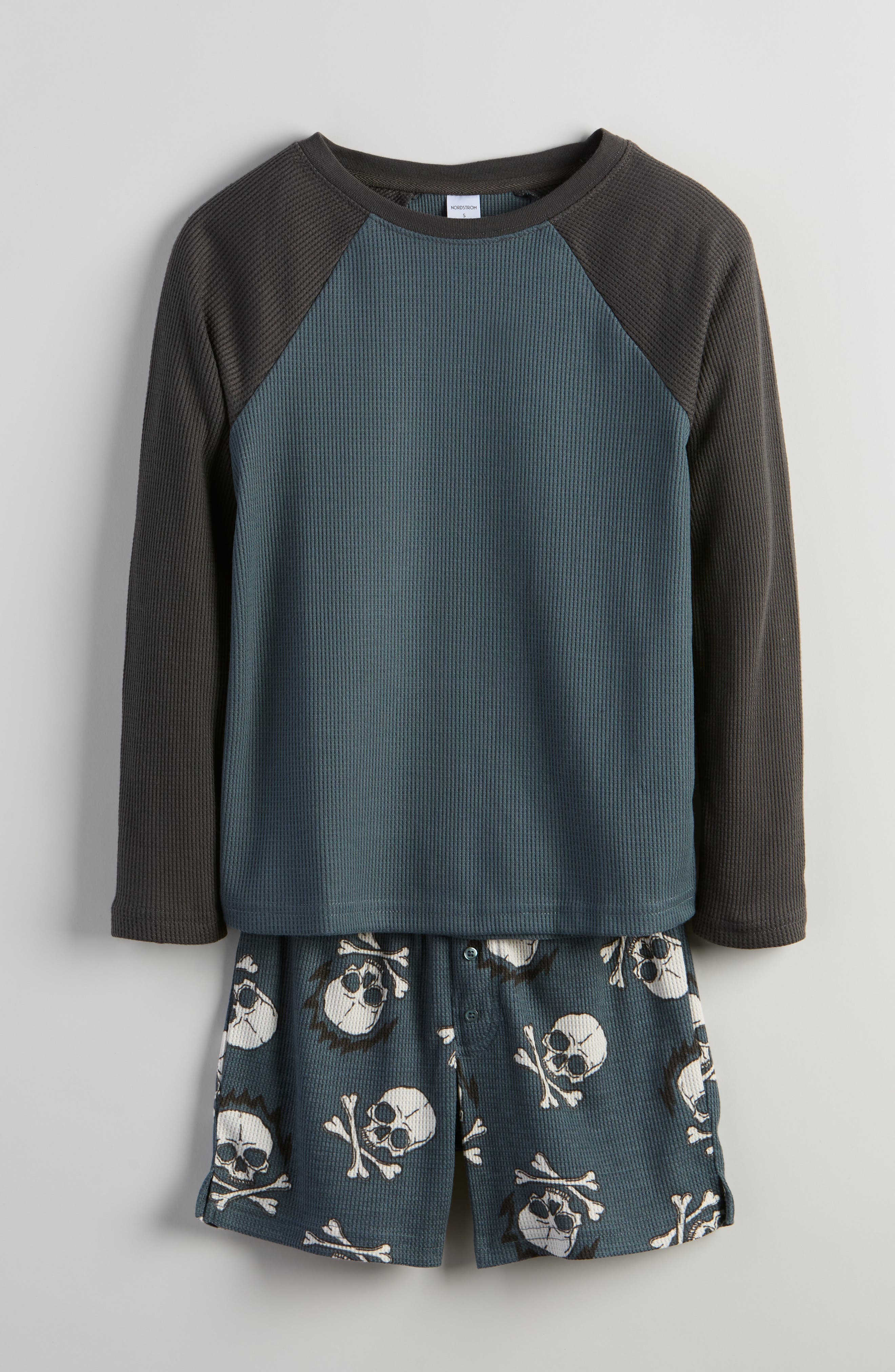 Nordstrom Kids' Two-Piece Henley Short Pajamas