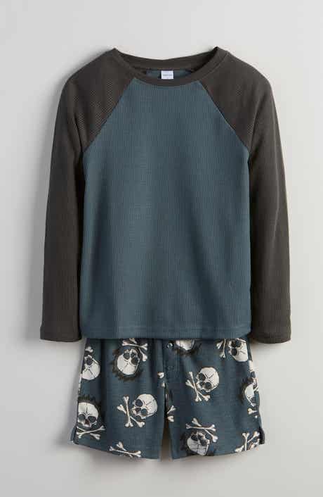 Nordstrom Kids' Two-Piece Henley Short Pajamas