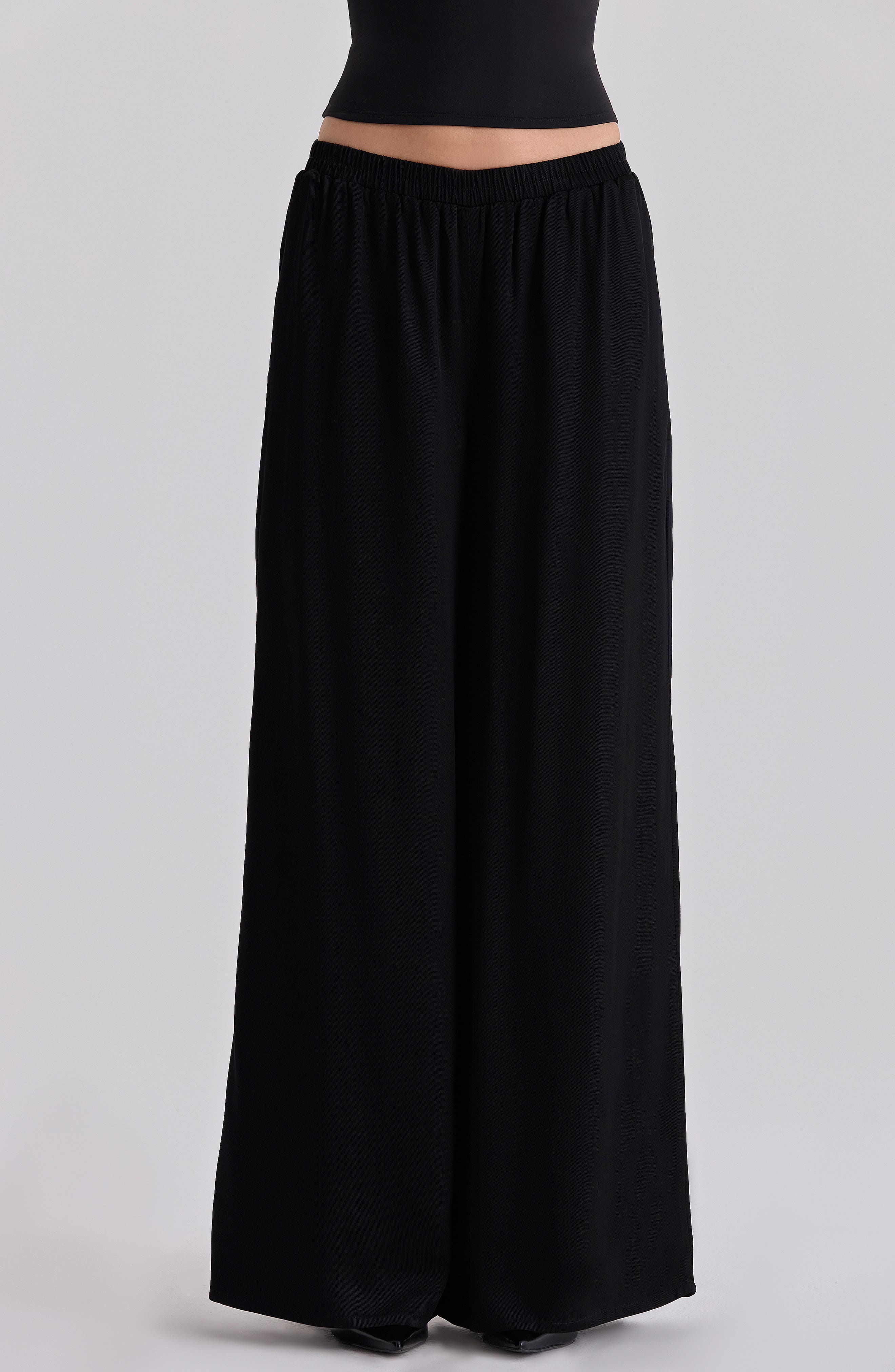 Alexa Wide Leg Pull-On Pants - image 1