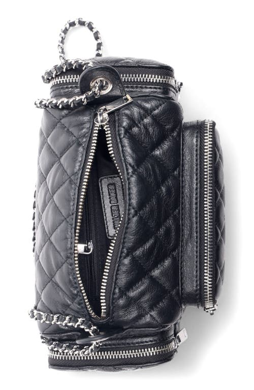 Walter Baker Camden Diamond Quilt Leather Shoulder Bag In Black
