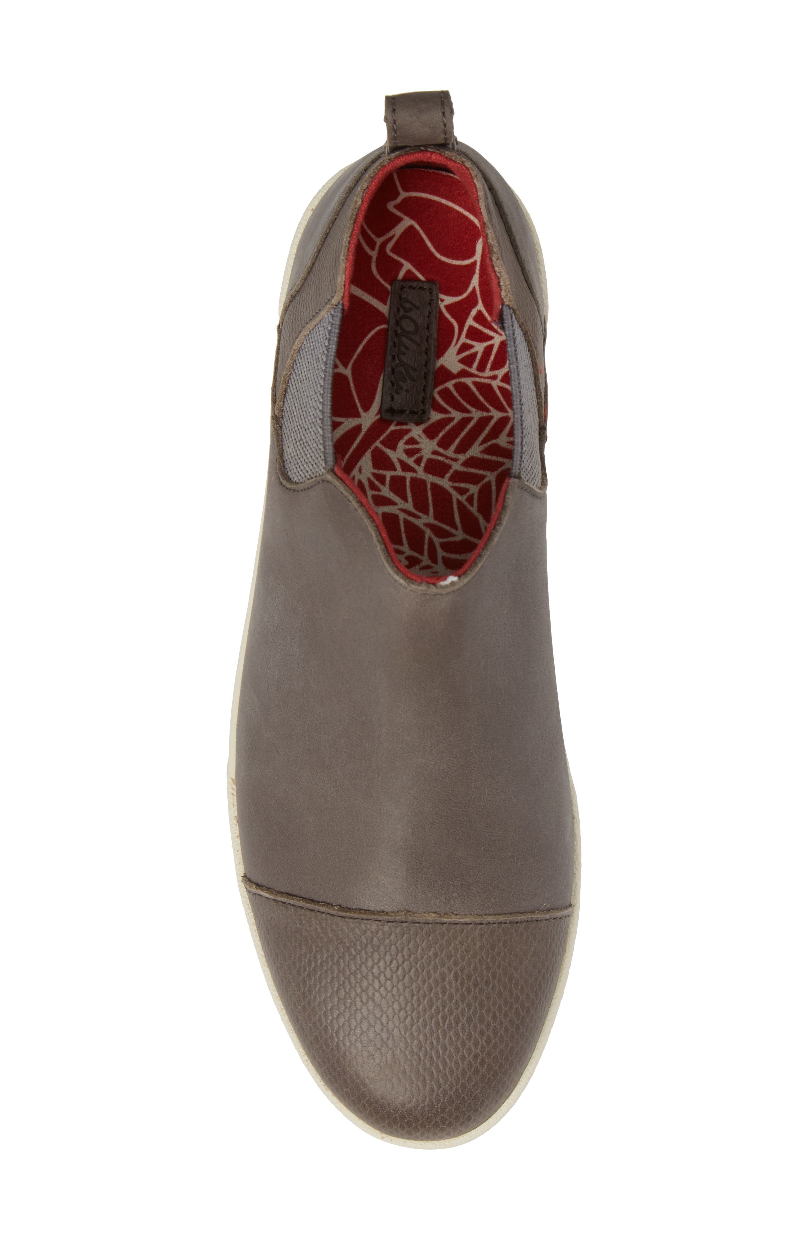 Waipahe Chelsea Sneaker, Alternate, color, CHARCOAL/ CHARCOAL LEATHER