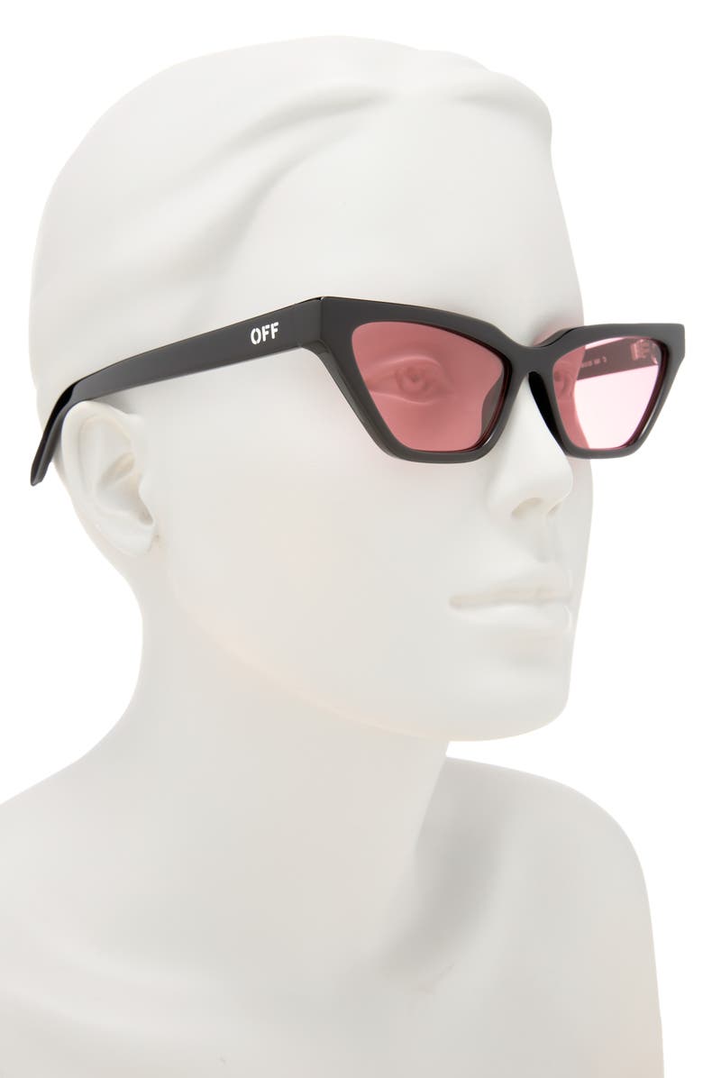 Off-White Madison 56mm Cat Eye Sunglasses, Alternate, color,