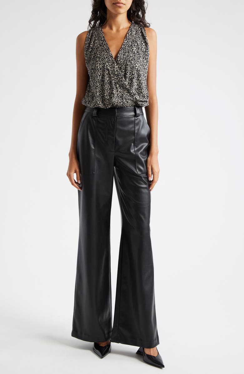 Ramy Brook Jace Faux Leather Pants, Alternate, color,