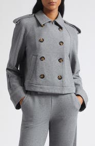 Veronica Beard Conneley Cropped Trench Jacket