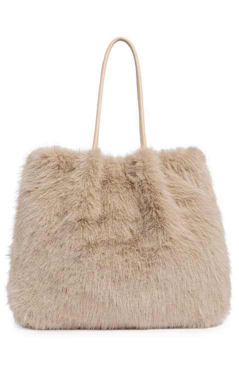 Noor Faux Fur Tote