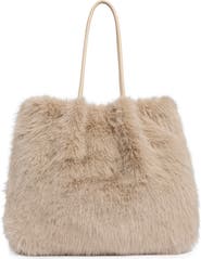 Dolce Vita Noor Faux Fur Tote