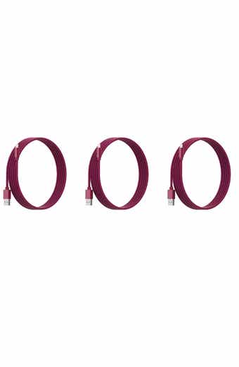 The Posh Tech 3-Pack MFI Lightning Cables