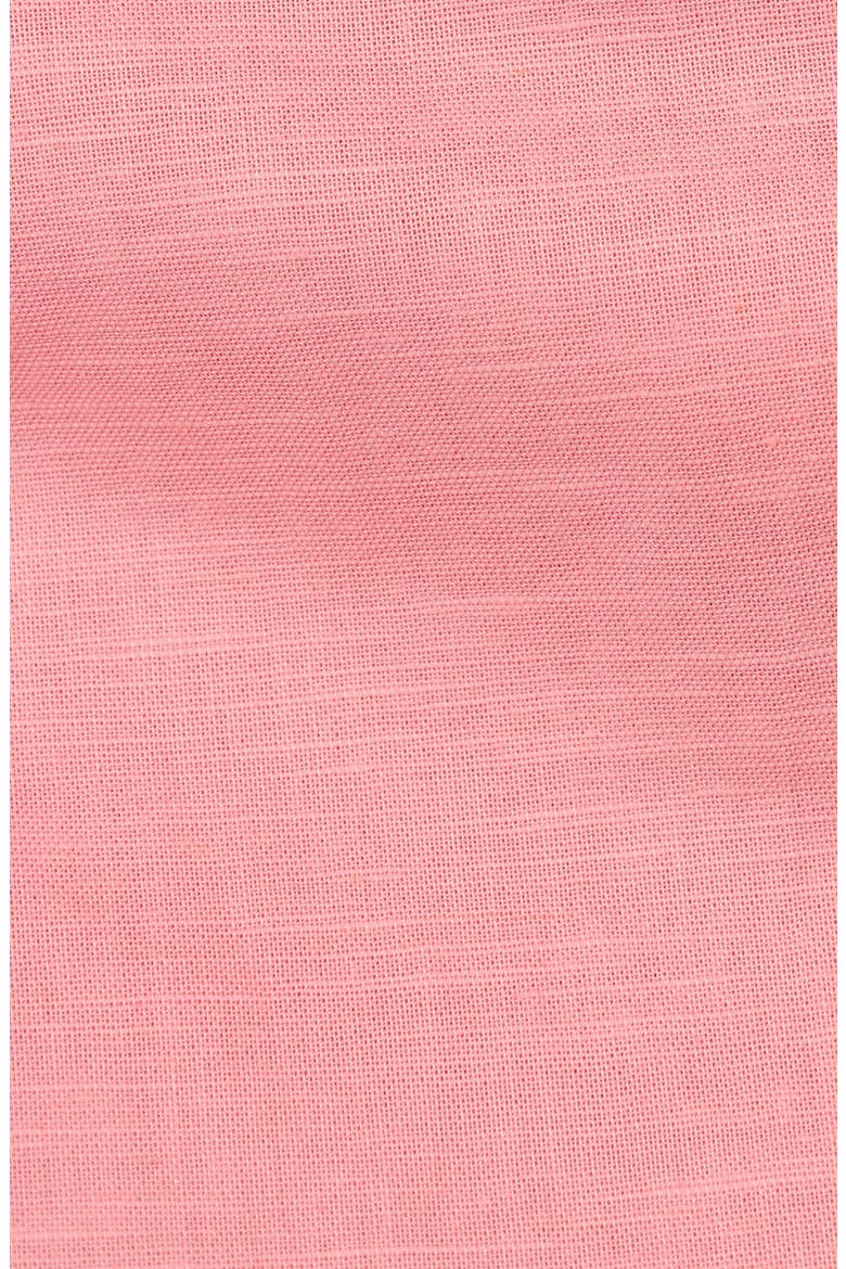 Wendie Scalloped Cotton & Linen Tank Top, Alternate, color, POPPY PINK
