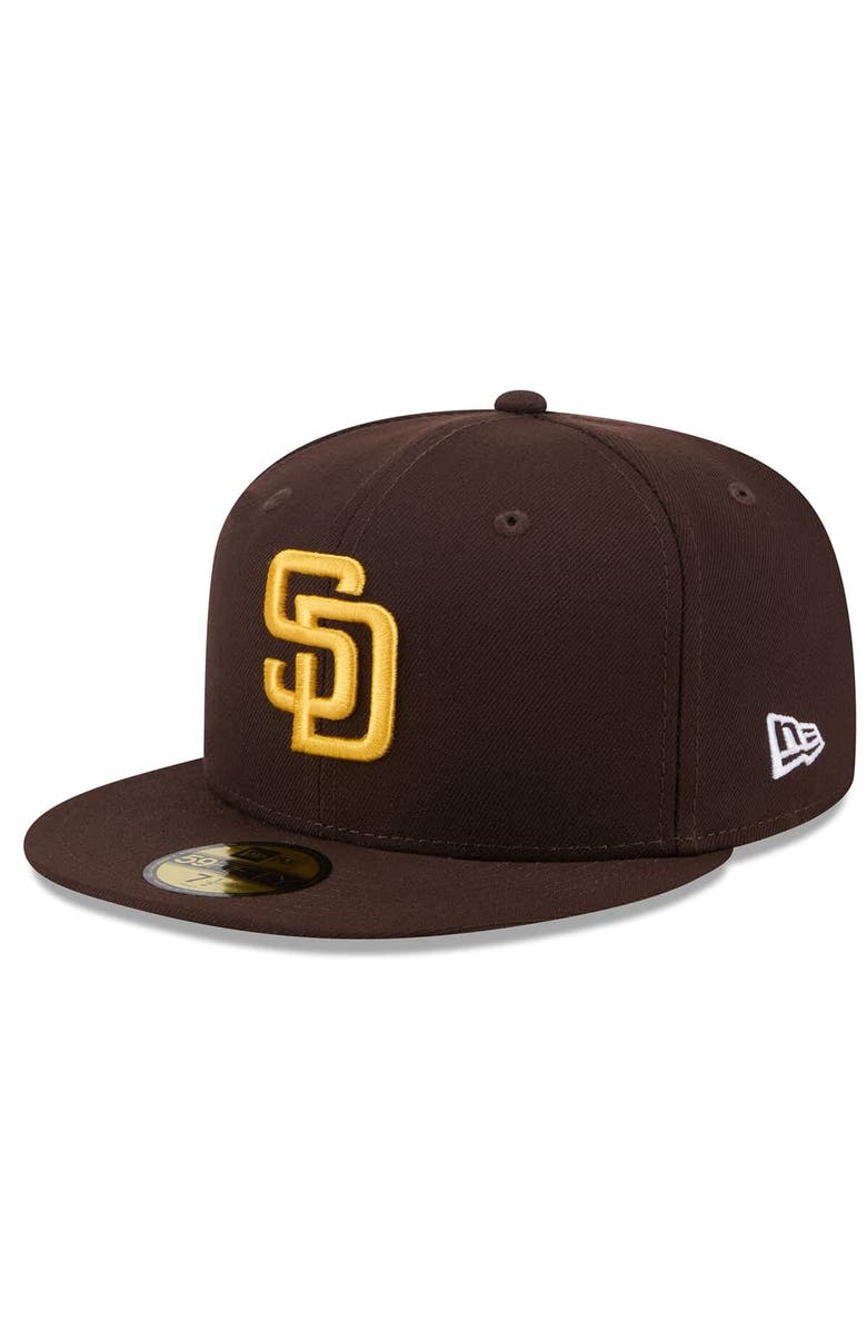 New Era Men's New Era  Brown San Diego Padres 2025 Jackie Robinson Day 59FIFTY Fitted Hat, Alternate, color, 