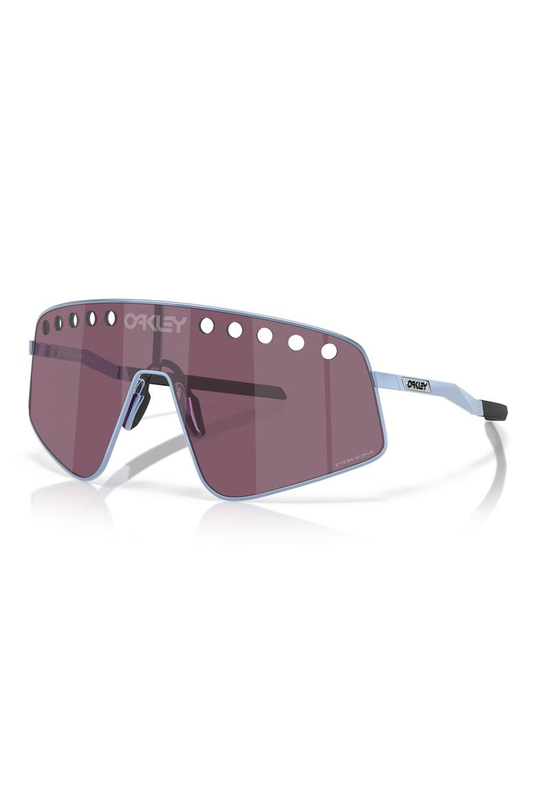 Sutro™ TI Sweep 138mm Prizm™ Shield Sunglasses, Alternate, color, BLACK GREY