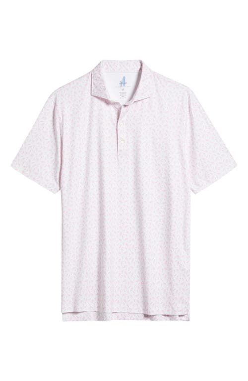 Johnnie-o Tini Libations Print Prep-formance Golf Polo In Porto Pink