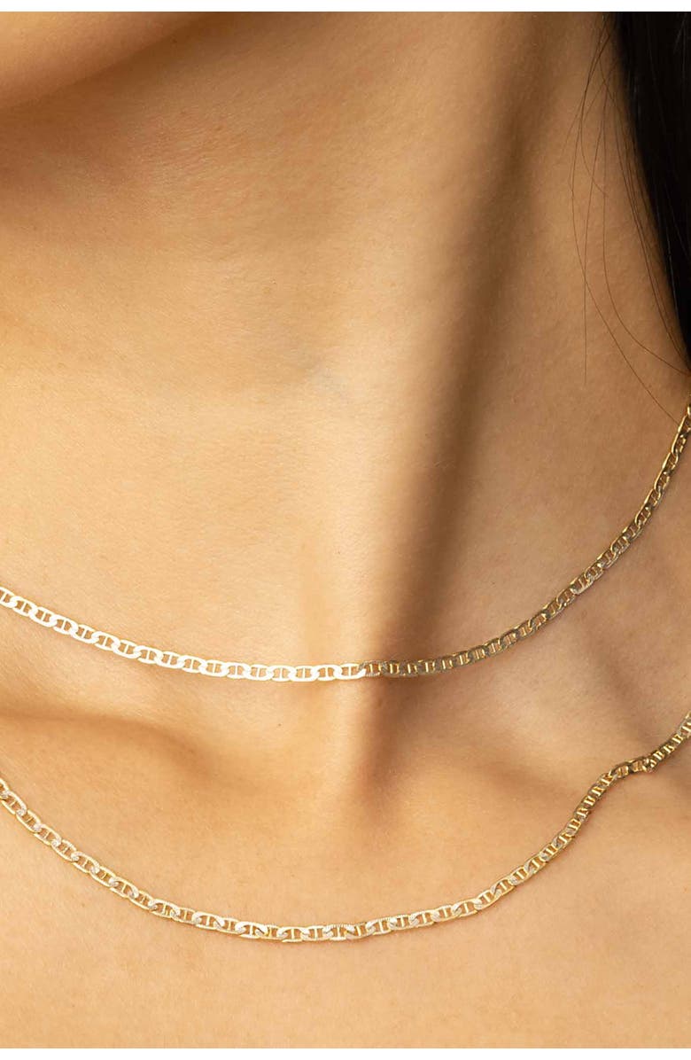 Oradina 14K Yellow Gold Mystic Mariner Pavé Choker, Alternate, color, Yellow Gold