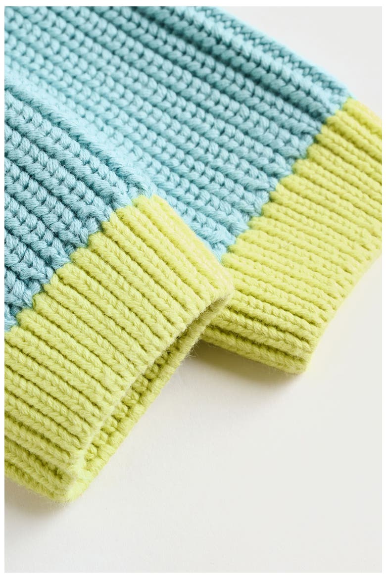 Colorblock Sweater & Leggings Set, Alternate, color, BLUE